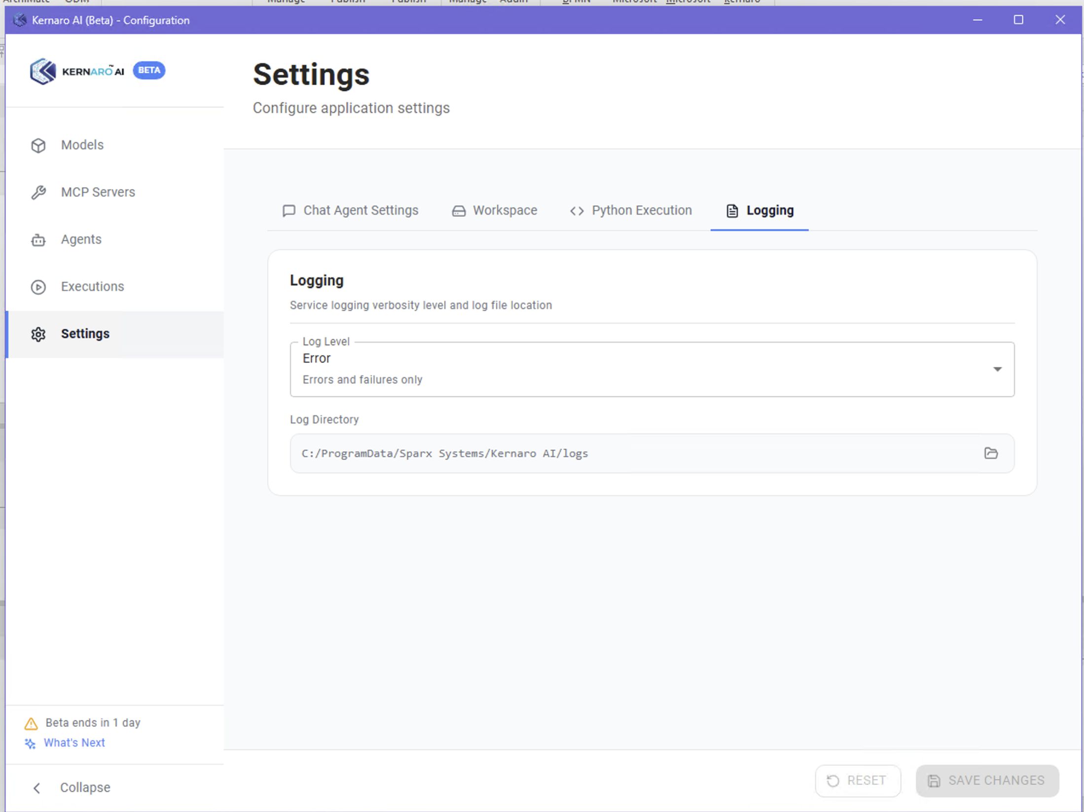 02-Configuration/A1-kernaro/img/KERNARO-Settings-Admin-Console/04-KERNARO-Settings-Logging.png