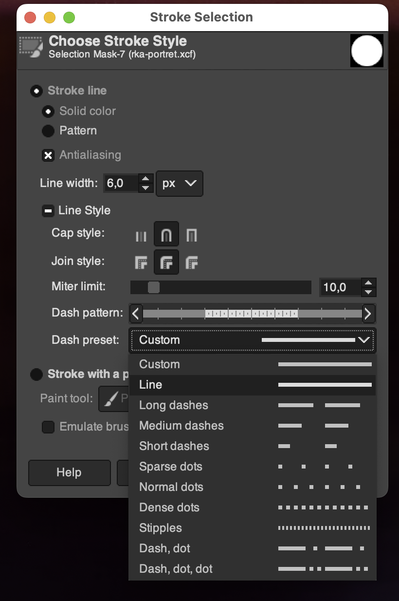 Pridanie farebného rámiku